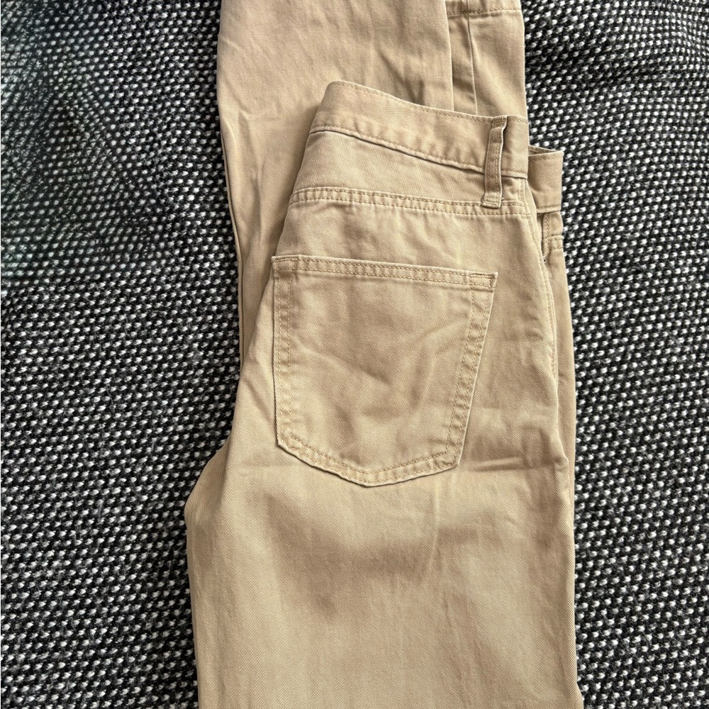 Old Navy Khaki Straight-Leg Pants